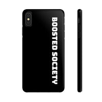 Boosted Society Tough Phone Case (Matte) - Black