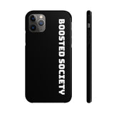 Boosted Society Tough Phone Case (Matte) - Black