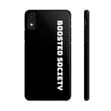 Boosted Society Tough Phone Case (Matte) - Black