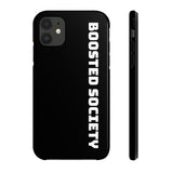 Boosted Society Tough Phone Case (Matte) - Black